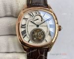 Swiss Grade Replica Cartier Drive De Tourbillon Watch Rose Gold Case